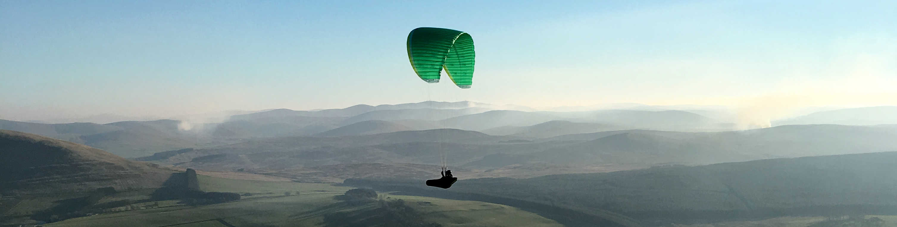 Paraglider over Tinto South